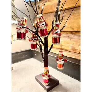 Christmas Vintage Ornaments,  Mid Century Drummer Boy 1950 Christmas Ornaments